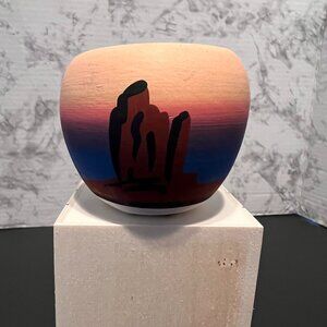 Navajo Native American Pottery Handmade Signed M.B.‎ Navajo